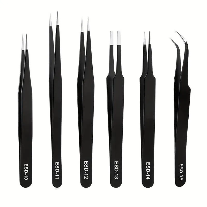 Set pinzet Basic 6v1